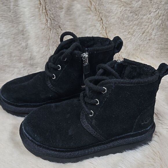 UGG NEUMEL II BLACK SUEDE BOOTS, SIZE 10 - Picture 2 of 11